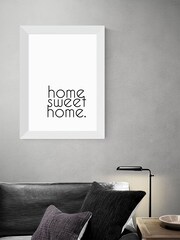 East End Prints Brown Home Sweet Home Print by Inoui - Image 2 of 3