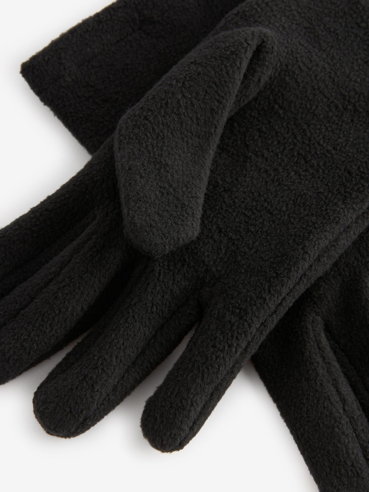 Black Fleece Gloves - Image 5 of 5