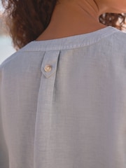 Light Blue 100% Linen Jacket - Image 7 of 7