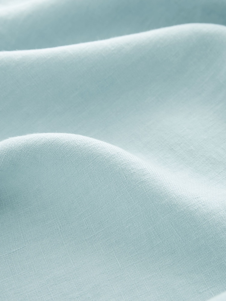 Light Blue 100% Linen Jacket - Image 9 of 9