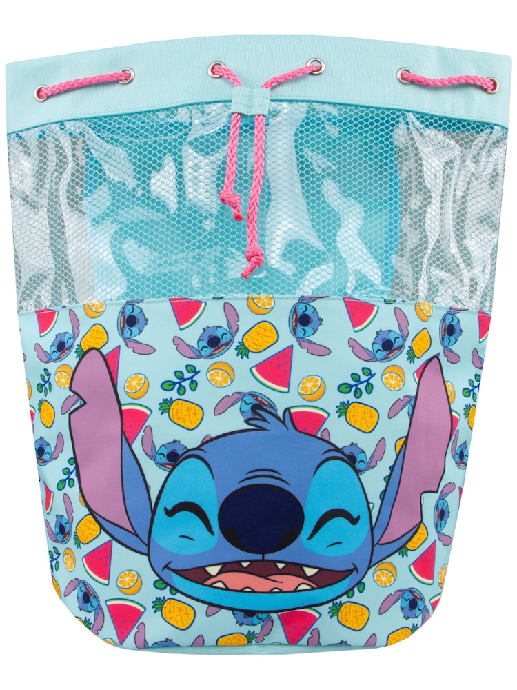 Character Blue Lilo and Stitch Swim Bag - Image 2 of 4 Character Blue Lilo and Stitch Swim Bag - Image 2 of 4