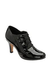 Lotus Black Patent Shoe Boots - Image 1 of 4