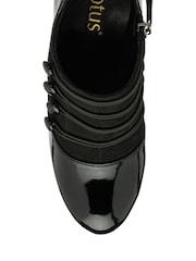 Lotus Black Patent Shoe Boots - Image 4 of 4
