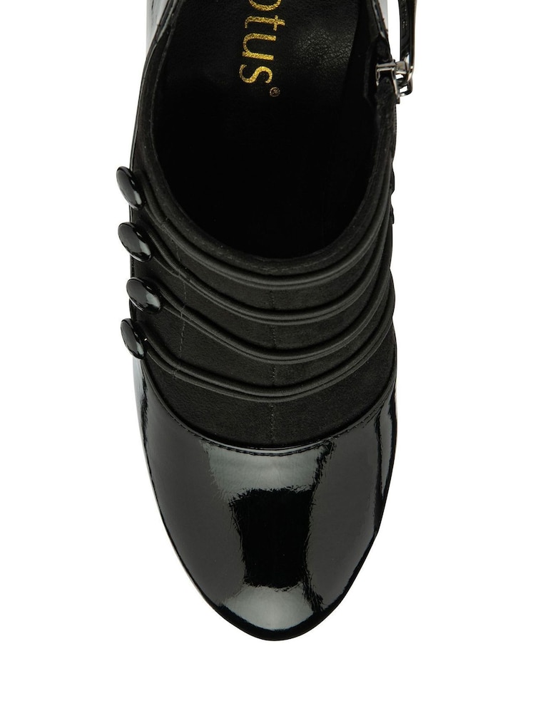 Lotus Black Patent Shoe Boots - Image 4 of 4