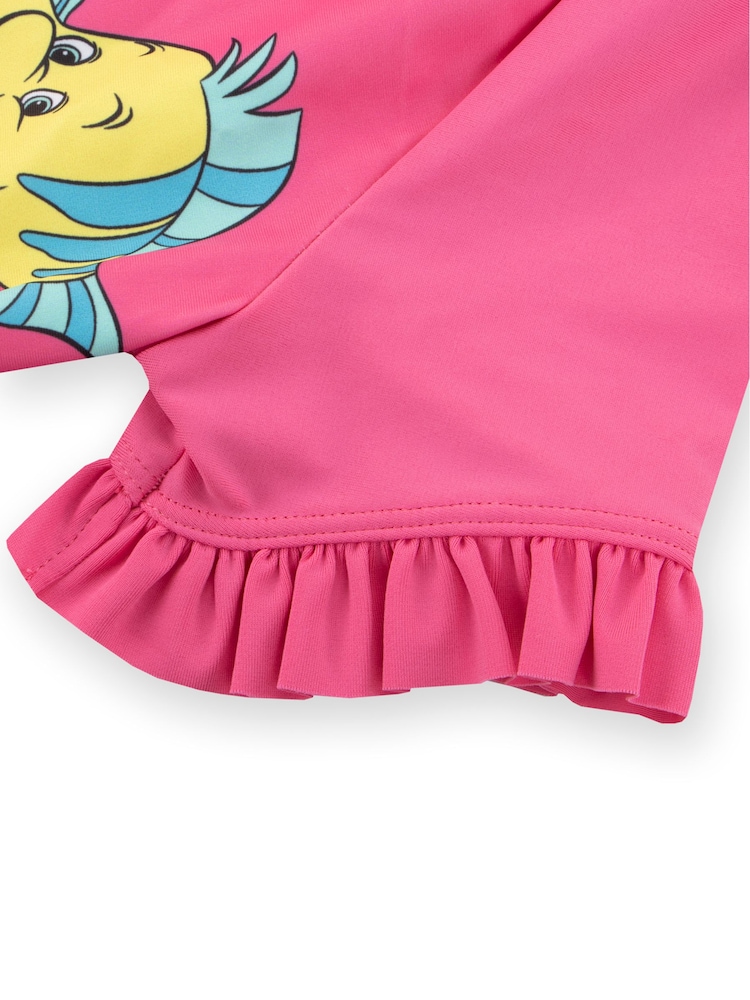 Character Pink Little Mermaid Surfsuit - Image 5 of 9