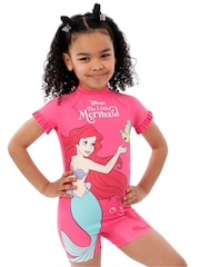 Character Pink Little Mermaid Surfsuit - Image 8 of 9
