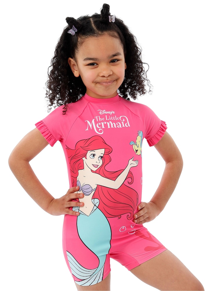 Character Pink Little Mermaid Surfsuit - Image 8 of 9
