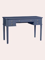 Laura Ashley Dusky Seaspray Henshaw 5 Drawer Desk - Image 3 of 5