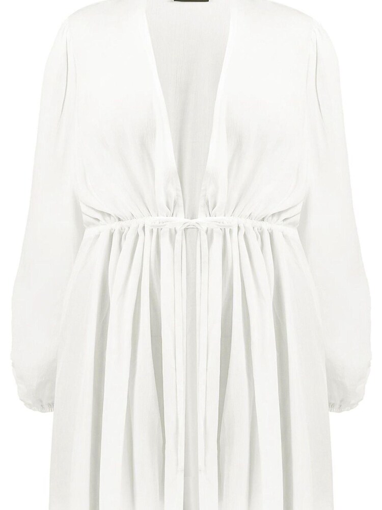Live Unlimited Curve Short Drawstring White Kimono - Image 4 of 4