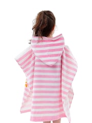 Character Pink Peppa Pig 100% Cotton Poncho - Image 3 of 9