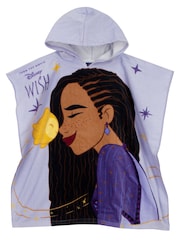Character Purple Wish 100% Cotton Poncho - Image 1 of 8