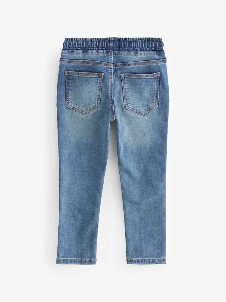 Mid Vintage Blue Regular Fit Stretch Elasticated Waist Jeans (3-16yrs) - Image 2 of 4