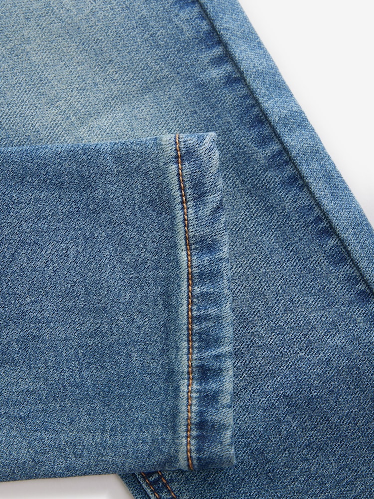 Mid Vintage Blue Regular Fit Stretch Elasticated Waist Jeans (3-16yrs) - Image 4 of 4