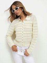 River Island Yellow Daisy Cardigan - Image 4 of 4