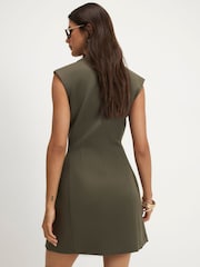 River Island Short Sleeve Button Front Dress - Imagem 4 de 4