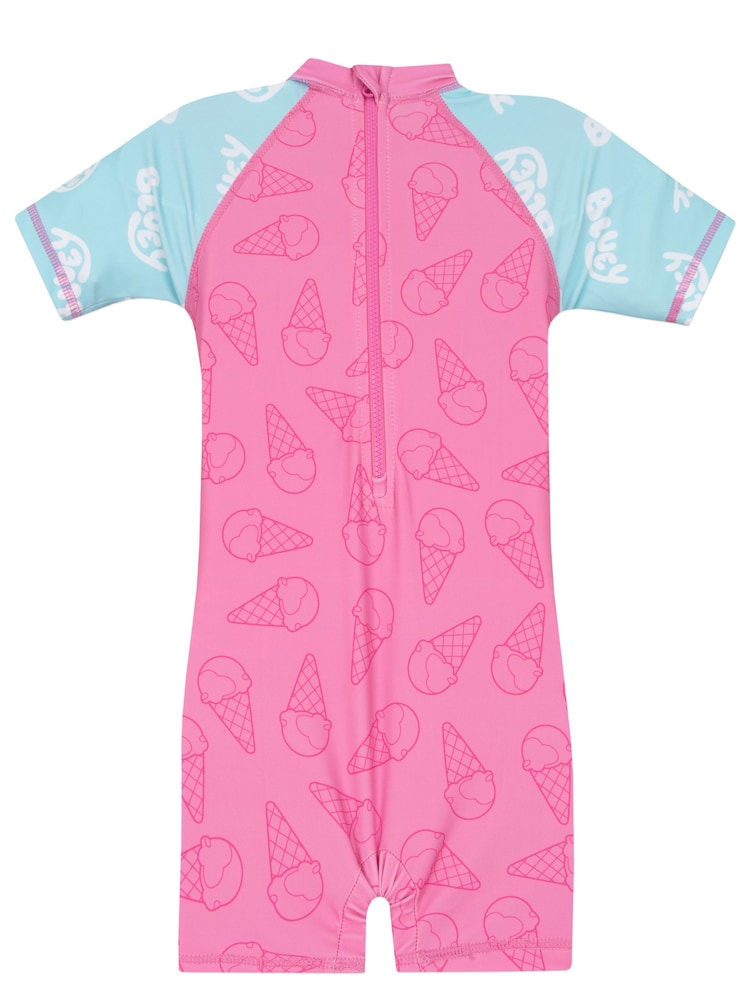 Character Pink Bluey Surfsuit - Image 2 of 5