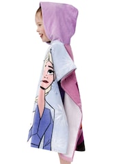 Character Purple Frozen 100% Cotton Poncho - Image 3 of 9