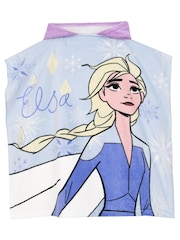 Character Purple Frozen 100% Cotton Poncho - Image 4 of 9