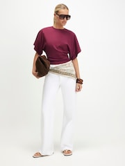 River Island Red Kimono T-Shirt - Image 4 of 4
