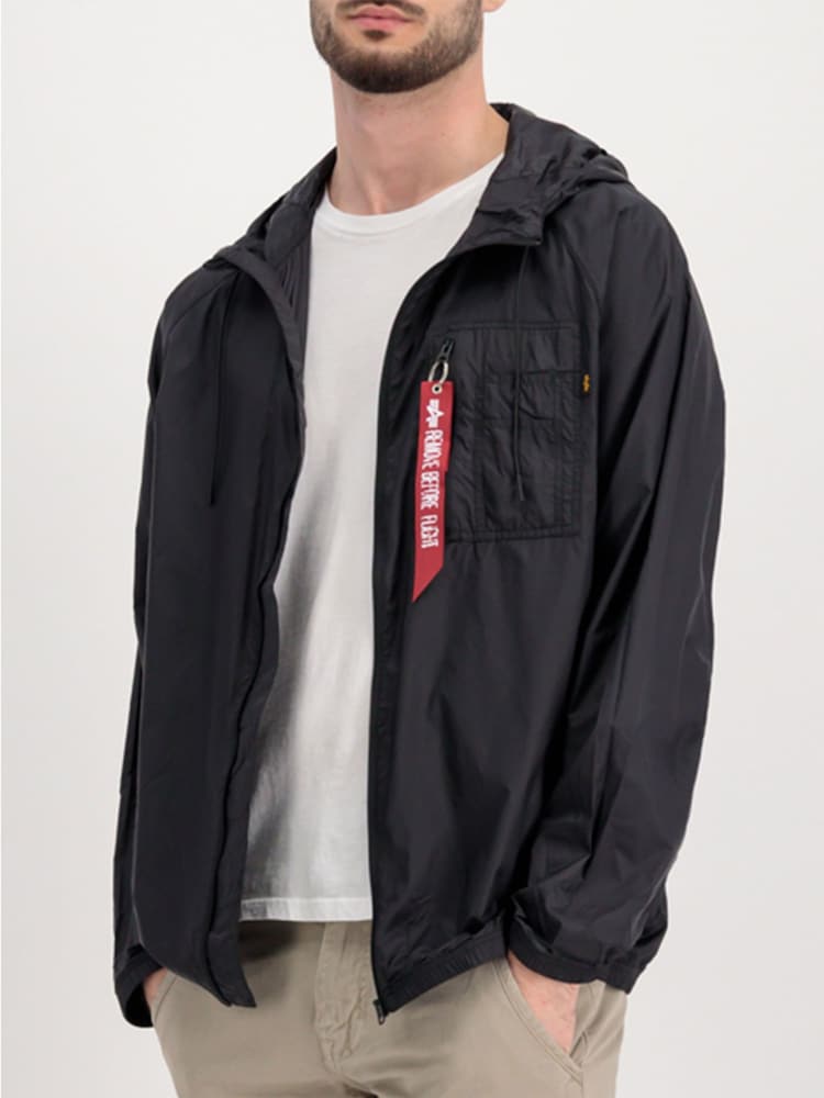 Alpha Industries Superlight Black Utility Jacket - Image 1 of 6