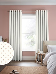 Laura Ashley Apricot Wood Violet Made to Measure 100% Cotton Curtains - Image 1 of 9
