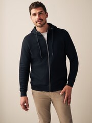 Black Zip Up Hoodie - Image 1 of 8