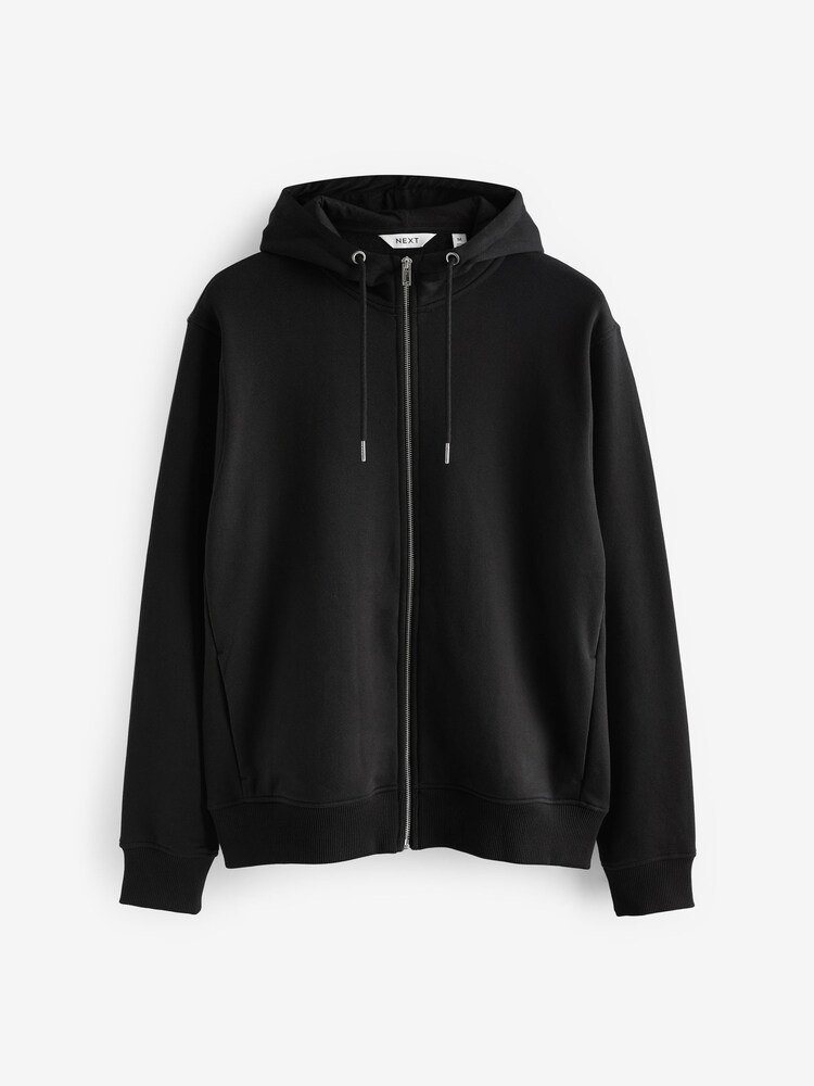 Black Zip Up Hoodie - Image 7 of 8