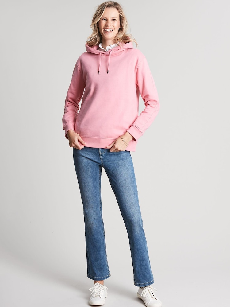 Joules Katie Pink Relaxed Hoodie - Image 1 of 7