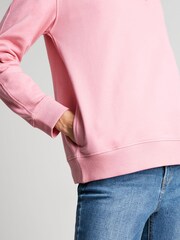Joules Katie Pink Relaxed Hoodie - Image 6 of 7