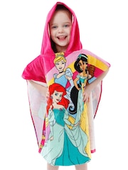 Character Pink Disney Princess 100% Cotton Poncho - Image 2 of 9