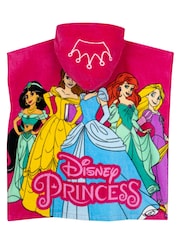Character Pink Disney Princess 100% Cotton Poncho - Image 7 of 9