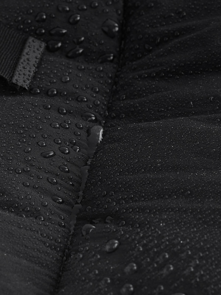 Black Padded Longline Gilet - Image 8 of 8