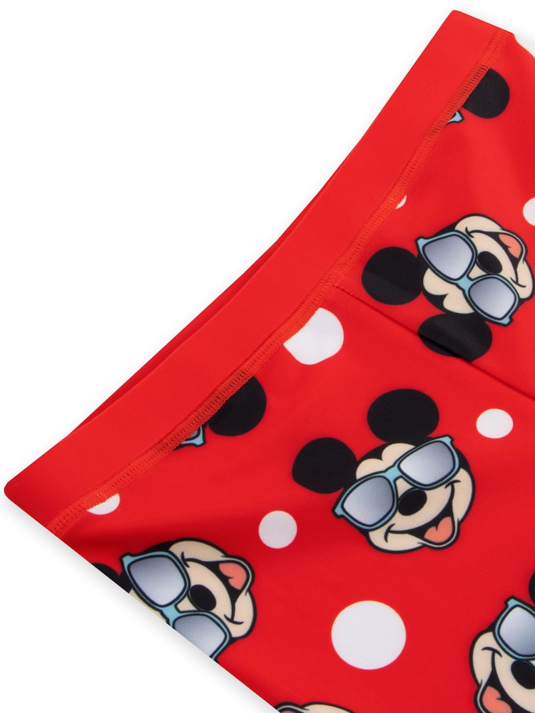 Character Red Mickey Mouse Top & Shorts Set - Image 4 of 9