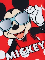 Character Red Mickey Mouse Top & Shorts Set - Image 5 of 9