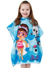 Character Blue Gabbys Dollhouse 100% Cotton Poncho - Image 7 of 9
