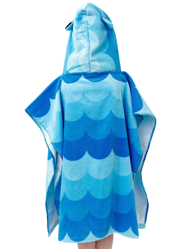 Character Blue Gabbys Dollhouse 100% Cotton Poncho - Image 9 of 9