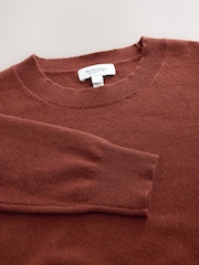 Brown N.Premium Cashmere Crew Neck Knit Jumper - Image 5 of 6