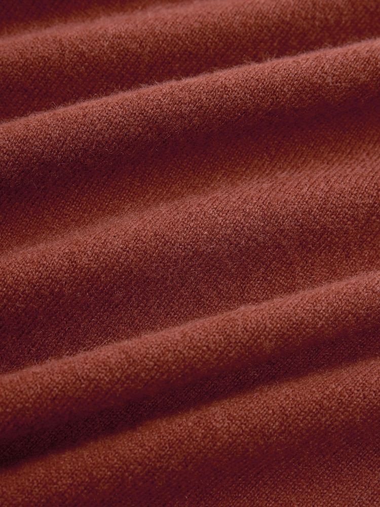 Brown N.Premium Cashmere Crew Neck Knit Jumper - Image 6 of 6