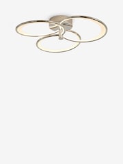 Chrome Raya Fitting Flush Ceiling Light - Image 5 of 6