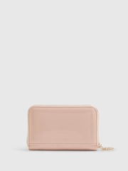 River Island Pink Embossed Monogram Patent Purse - Image 3 of 5