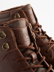 Brown Warm Lined Boots - Image 6 of 8