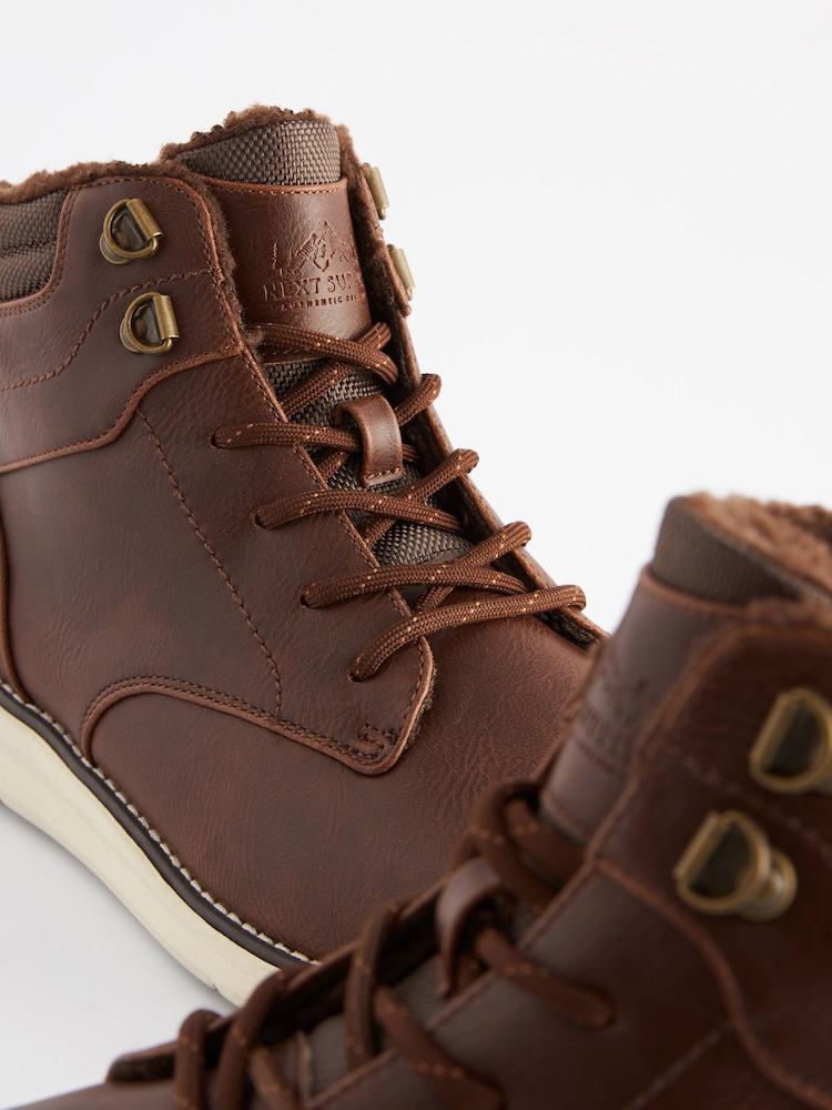 Brown Warm Lined Boots - Image 8 of 8 Brown Warm Lined Boots - Image 8 of 8