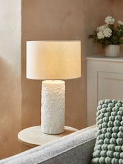 Morris & Co Cream Bachelors Button Ceramic Table Lamp - Image 1 of 4