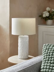 Morris & Co Cream Bachelors Button Ceramic Table Lamp - Image 2 of 4