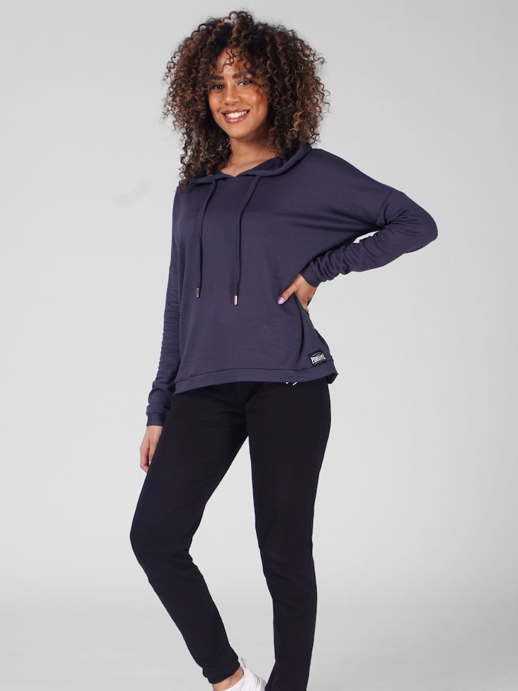 Pineapple Charcoal Dip Hem Hoodie - Image 3 of 6