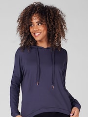 Pineapple Charcoal Dip Hem Hoodie - Image 4 of 6
