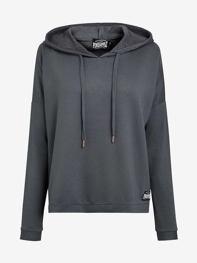 Pineapple Charcoal Dip Hem Hoodie - Image 7 of 7 Pineapple Charcoal Dip Hem Hoodie - Image 7 of 7