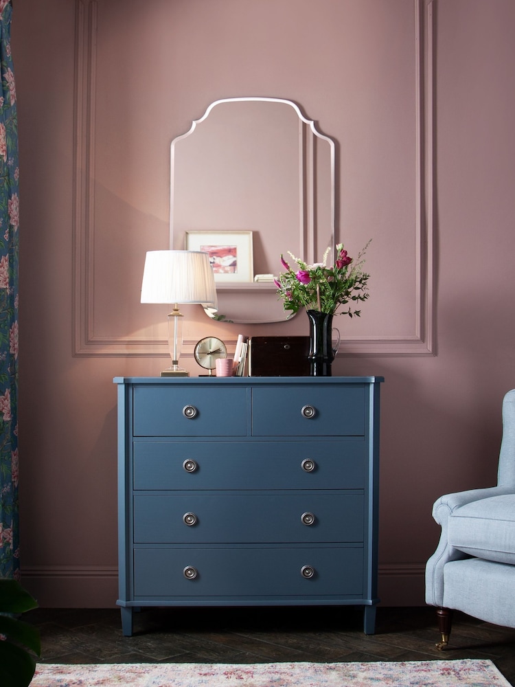 Laura Ashley Clear Rochelle Ornate Rectangular Mirror - Image 1 of 3