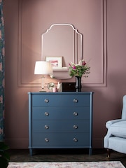 Laura Ashley Clear Rochelle Ornate Rectangular Mirror - Image 5 of 6