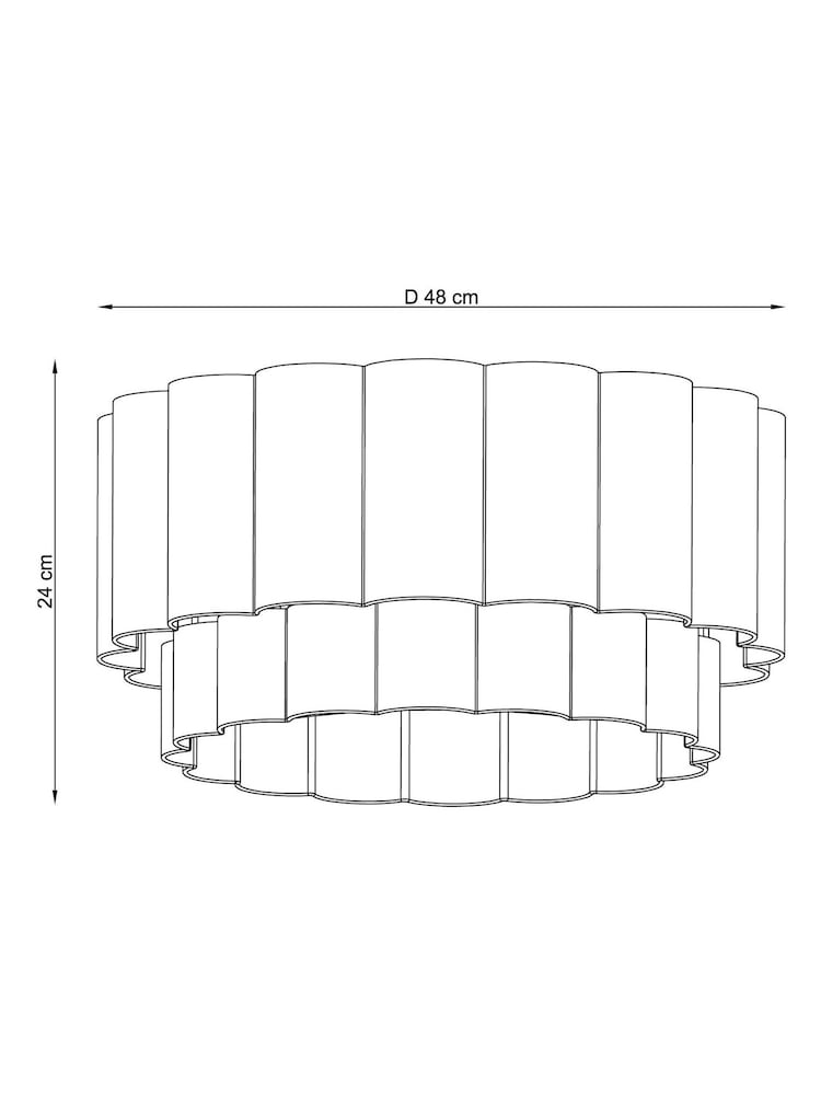 Natural Easy Fit Larson Light Shade - Image 5 of 5